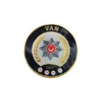 Yozgat Polis Kol Arması 3D Plastik Tpu, Yeni Tip, Cırtlı, Standart Ölçü, 1.Sınıf Kalite