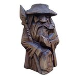 YQkoop İskandinav Tanrıları Heykelleri - Odin Thor Tyr Ulfhednar Heykeli İskandinav Viking Mitolojisi Figürinler İskandinav Pagan Süsleri Ev Ofis Dekorasyonu için Sanat (Odin), 10 cm (3,9 inç)