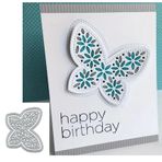 Yqtwlkjic Çiçek Kelebek Metal Kalıp Kesimleri, Düğün Kelebek Kalp Aşk Çiçek Yaprak Kesme Ölür Kesim Şablonlar Kendin Yap Scrapbooking Dekoratif Kabartma Kağıdı Scrapbooking Kart Yapımı
