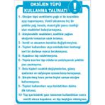 Yr Yıldırım Oksijen Tüpü Kullanma Talimatı Ikaz Levhası