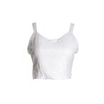 Ysatis Sırtı Açık Pullu Crop Bluz - Minimalist Tasarım - Parti