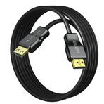 YSerendept Fiber Optik HDMI 2.1 Kablo (65 ft), 8K CL3 Anma Kilitli Konnektör Fiber HDMI Kablosu, Dizüstü Bilgisayarlar, Projektörler, TV, Oyun Konsolları vb. İle Uyumlu