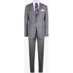 Ysf Erkek Gri Regular Fit Ekose Takım Elbise - 64 / 6 - 4 Drop