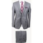 Ysf Erkek Gri Slim Fit Takım Elbise - 56 / 6 - 6 Drop