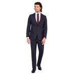 YSF Erkek Kahverengi Regular Fit Takım Elbise