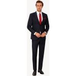 Ysf Erkek Lacivert Çift Yırtmaç Regular Fit Takım Elbise - 48 / 8 - 4 Drop