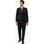 Ysf Erkek Lacivert Regular Fit Kruvaze Takım Elbise - 50 / 6