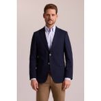Ysf Erkek Lacivert Regular Fit Mono Yaka Likralı Blazer Ceket - 46 - 6