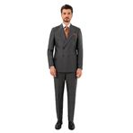 YSF Erkek Regular Fit Kruvaze Takım Elbise