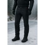 YSF Outdoor Erkek Su & Rüzgar Geçirmez Kışlık Kendinden Polarlı Softshell Outdoor Trekking Pantolon – Siyah