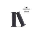 YSGMOTOPARTS Motosiklet Chopper Cafe Racer Universal 22 Mm Silikon Elcik Seti Siyah