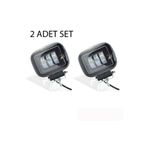 YSGMOTOPARTS Motosiklet/Off Road/Atv/Utv/Traktör/Tekne Led Sis Farı Aydınlatma Seti 2 Adet 30W Güç