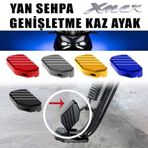 Ysgmotoparts Nmax Xmax 2018-2024 Yan Sehpa Açma, Ayak Genişletme Cnc Kaz Ayak Siyah