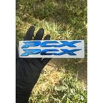 Ysgmotoparts Pcx Amblem Logo 3D Sticker Yazı 2 Adet Set Mavi Renk