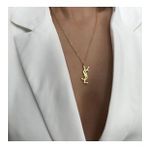 YSL Tasarım Gümüş Kadın Hediyelik Kolye