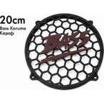 YSN Sounds 20CM Bass Koruma Kapağı Siyah - Bass Yazılı Subwoofer Koruma Kapağı 20CM - 1 Adet