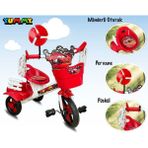 YSN Yummy Üç Tekerlekli Pedallı Çocuk Bisikleti - Kırmızı - Beyaz