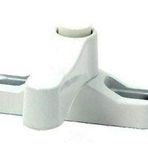 YT Düğmeli Model PVC Kapı Pencere Çocuk ve Hırsız Güvenlik Kilidi - 4 Renk (Beyaz)