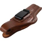 Yt Hobby Sarsılmaz Sar9 Için Gerçek Deri Belt Maşalı Tabanca Kılıfı - Sağ El Için - Kahverengi