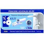 YT Pencere Güvenlik Kilidi - Beyaz