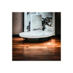 YTA collection Yta Ahşap Yuvarlak 4 Tekerlekli Saksı, Damacana,tüp Hava Temizleyici Altlığı