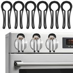 YTDSUP Gazlı Soba Düğmesi Kilitleri (6'lı Paket), Çocuk için Soba Düğmesi Güvenlik Kapakları, Bebek Korumalı Fırın Düğmeleri Çocuk Güvenliği için Kilit Kapakları, Fırın Düğmesi Güvenliği, Yükseltilmiş