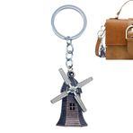 YTGOCN Anahtarlık Yel Değirmeni, Metal Anahtarlık - Vintage Anahtarlık - Yel değirmeni Anahtarlıklar Anahtarlıklar Metal Kapı Araba Anahtarları Yüzükler Etiketler Zincir Kolye Araba için Dekorasyon