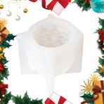 YTGOCN Reçine Noel Ağacı Kalıp, Mumlar için Noel Ağacı Kalıpları - Mumlar için Benzersiz Ağaç Kozalağı Noel Kalıpları - Noel Süs Yapımı için Ağaç Şekilli Silikon Epoksi Reçine Kalıp