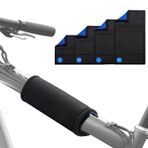 ytorgr Bisiklet kadro koruması, 4'lü set, kadro koruması, bisiklet taşıyıcı, Thule bisiklet kadrosu için taşıma koruması, iyi koruma, karbon çerçeve, MTB bisiklet aksesuarı, neopren sabitleme