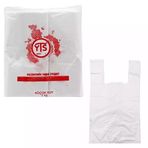 YTS Ekonomik Beyaz Atlet Poşet Küçük Boy 24x42 Hışır Poşet