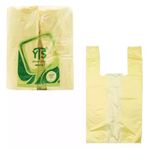 YTS Hesaplı Sarı Atlet Poşet Orta Boy 27x50 Hışır Poşet