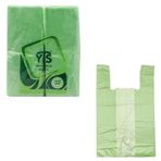 YTS Hesaplı Yeşil Atlet Poşet Orta Boy 27x50 Hışır Poşet