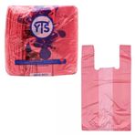 YTS Kırmızı Atlet Poşet Mini Boy 20x35 Hışır Poşet