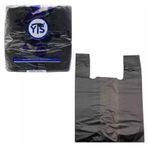 YTS Siyah Atlet Poşet Mini Boy 20x35 Hışır Poşet