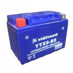 Ytx9-Bs 12V 9Ah Yatık Motosiklet Aküsü 2024 Üretim Yiğit Akü