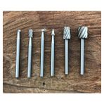 Yu-Su 6pcs Ahşap Oyma Freze Seti Hss Mini Matkap Ucu Gravür Ucu - 50MM