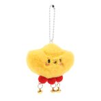 Yuanbao bebek kolyesi Sevimli çanta süsü Oyuncak anahtarlık kiz çocuk oyuncak kiti aksesuarları dekorasyon mini peluş bebek kolye Peluş çanta anahtarlık kolye kısa peluş Yellow VILLCASE