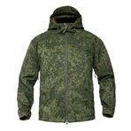 YuanDian Erkek Taktik Kamuflaj Softshell Ceket Sonbahar Kış Dış Mekan Ordu Askeri Polar Ceket Su Geçirmez Rüzgar Geçirmez Sıcak Kapüşonlu Trekking Yürüyüş Kayak Montu Avcılık Mantosu, Rus kamuflajı, S