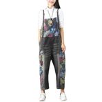 YuanDian Kadın Tulum Kot Geniş Bacak Büyük Bedenler Denim Tulum Tulum Kot Boyfriend Bol Kesim Hamilelik Büyük Tulum Pantolon 15# Gri, 15# Gri, Tek Beden