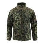 YuanDiann Erkek polar ceket, dış mekan, ordu, taktik ceket, çift taraflı, polar, rüzgar geçirmez, sıcak yürüyüş, kamp, trekking, av, spor, manto, mevsimlik ceket, Rus Kamuflajı, XL