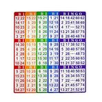 Yuanhe Bingo Oyun Kartları - 3 Kart - Karışık Renklerde 100 Yaprak