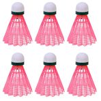 YUANZ 6'lı Paket Badminton LED Direksiyon, Plastik Badminton Direksiyon, Dış Mekan ve İç Mekan için Spor Direksiyonlar (Pembe)