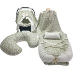 Yuar Baby 5 Parça Babynest Seti - Pamuklu - Çok Renkli