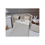 Yuar Baby 80x130 cm Krem Animal Beşik Uyku Seti
