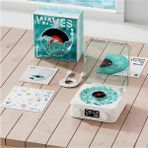 Yuba Avm Waves Nostalji Plak Görünümlü Mavi Bluetooth Hoparlör