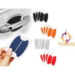 Yubbox Araç ve Otomobil Kapı Kolu Boya Koruma ve Çizik Önleyici Karbon Vinyl Kaplama Siyah