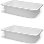 Yüceer Home Oyuncak Dolabı Kutusu Saklama Kutusu 41X30,5X10 cm Çocuklar Için Aktive Kutusu - Beyaz