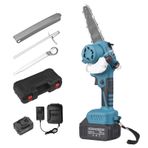 Yuclam Mini Testere El Akülü Testere 6-Inch 21V Elektrikli Testereler Bahçe Ağacı Günlüğü için Tek Elle Taşınabilir Testere Kırpma Çalı Ahşap Kesme