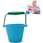 Yue Store Taşınabilir Silikon Kova Banyo Banyo Oyuncakları Mavi (Yurt Dışından)
