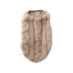 YUEMOL küçük köpek ceketi Polar Kazak Pet Giyim Sevimli Dalgalı Çift taraflı Yavru Yavru Mont Küçük Orta Köpekler Kediler için Kazak Sıcak Kış Kıyafeti (Color : A, Size : X-Large)